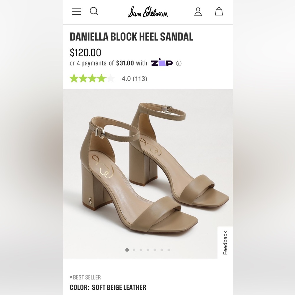 Sam Edelman Daniella Block Heel
